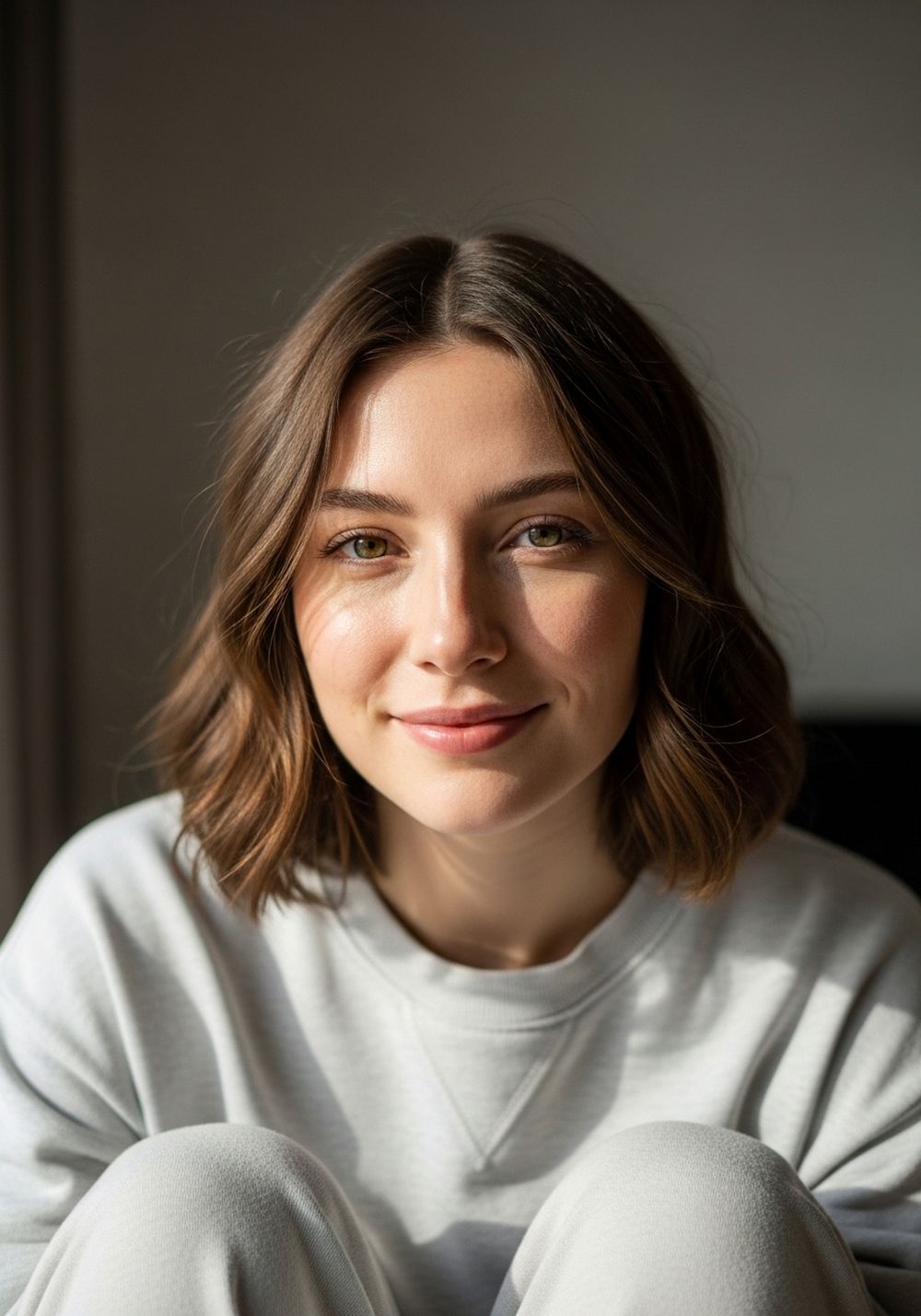 Short-Medium Robe-Belt Curls Hairstyles
