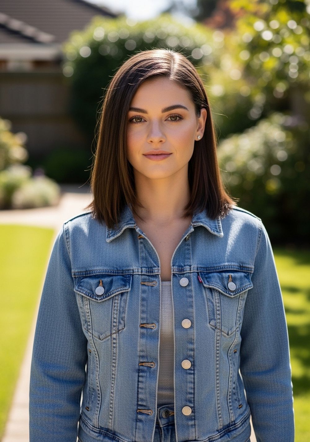 Side-Part Sleek Layered Blowout Hairstyle