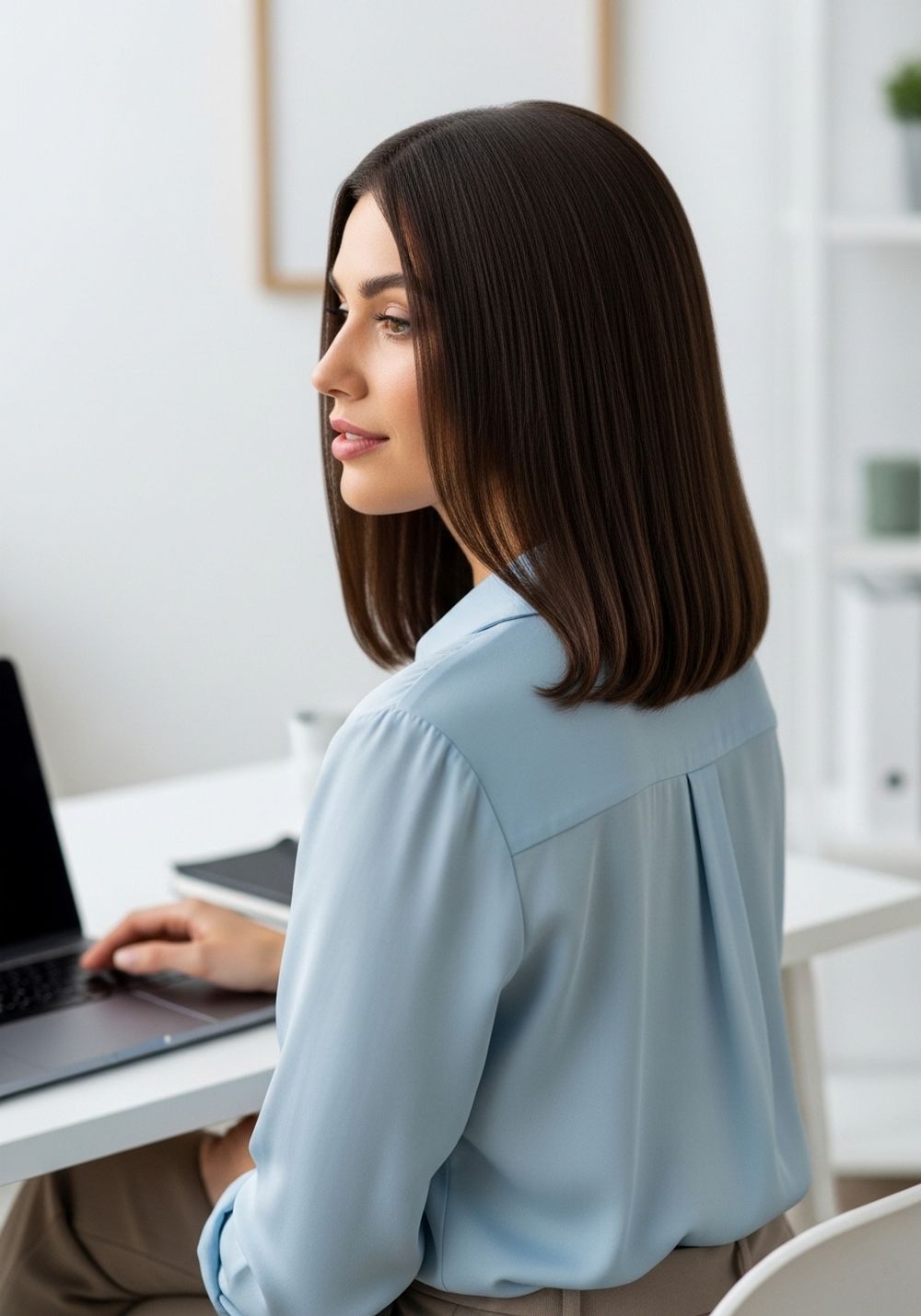 Sleek Everyday Brunette Blowout