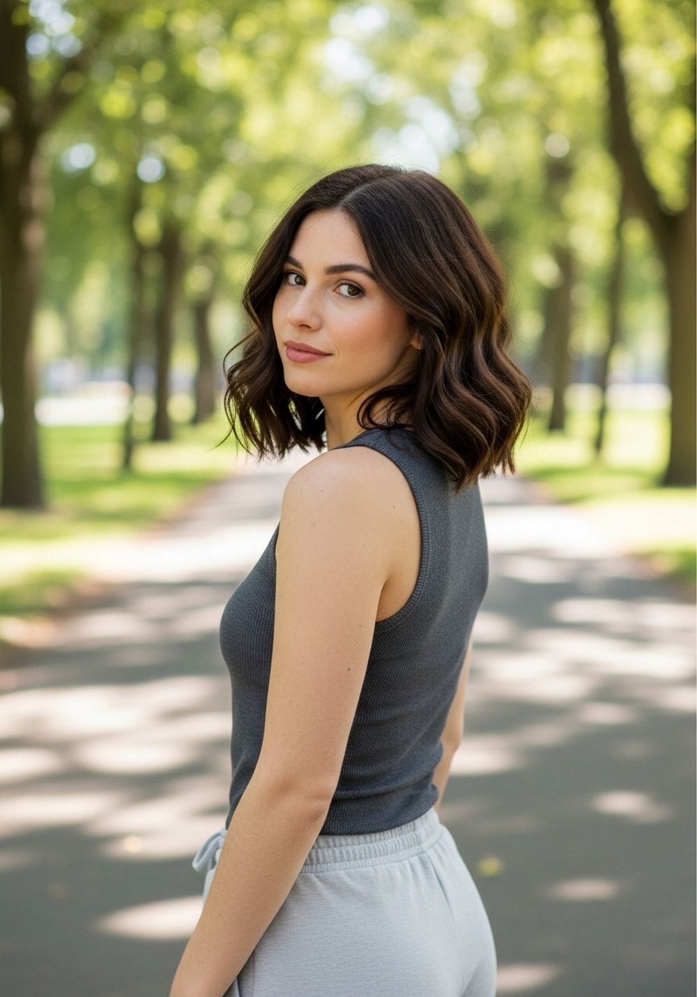 Soft Bendy Brunette Blowout