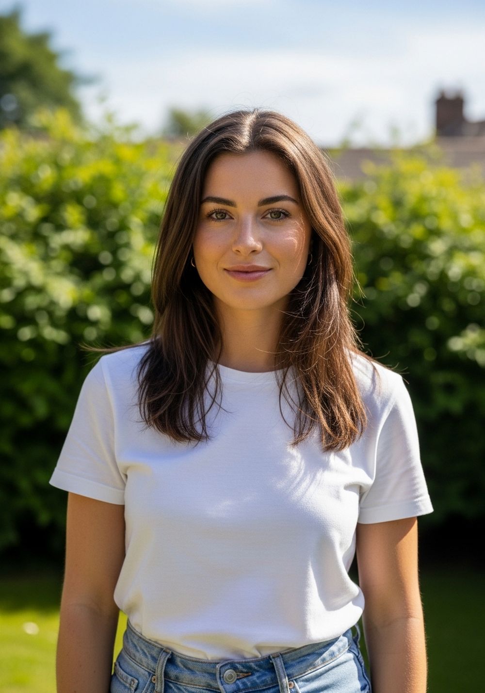 Soft Round Sleek Lob Hairstyle