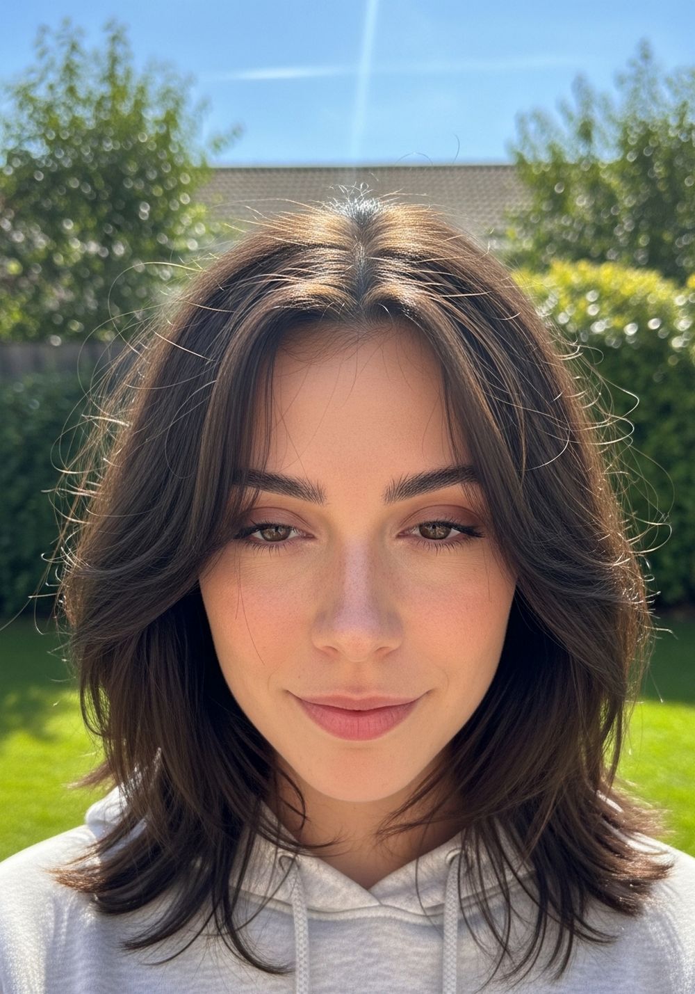 Textured Graduated Shag Hairstyle