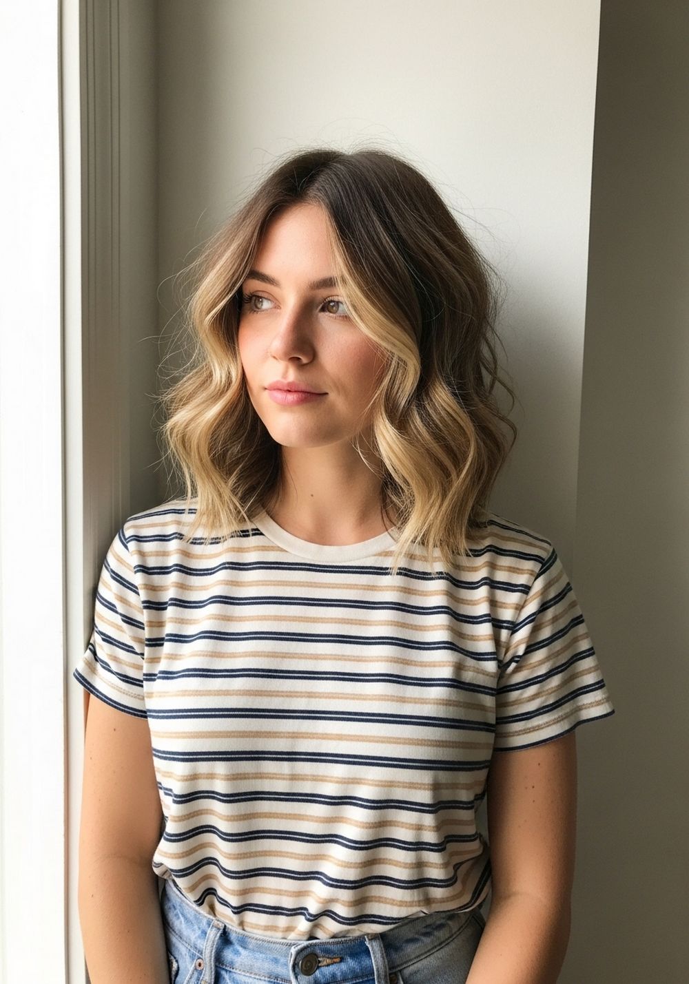Tousled Beachy Lob