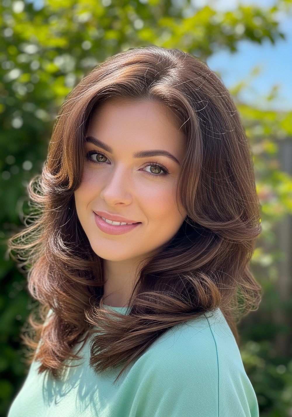 Bouncy Blowout Butterfly Layer Hairstyle