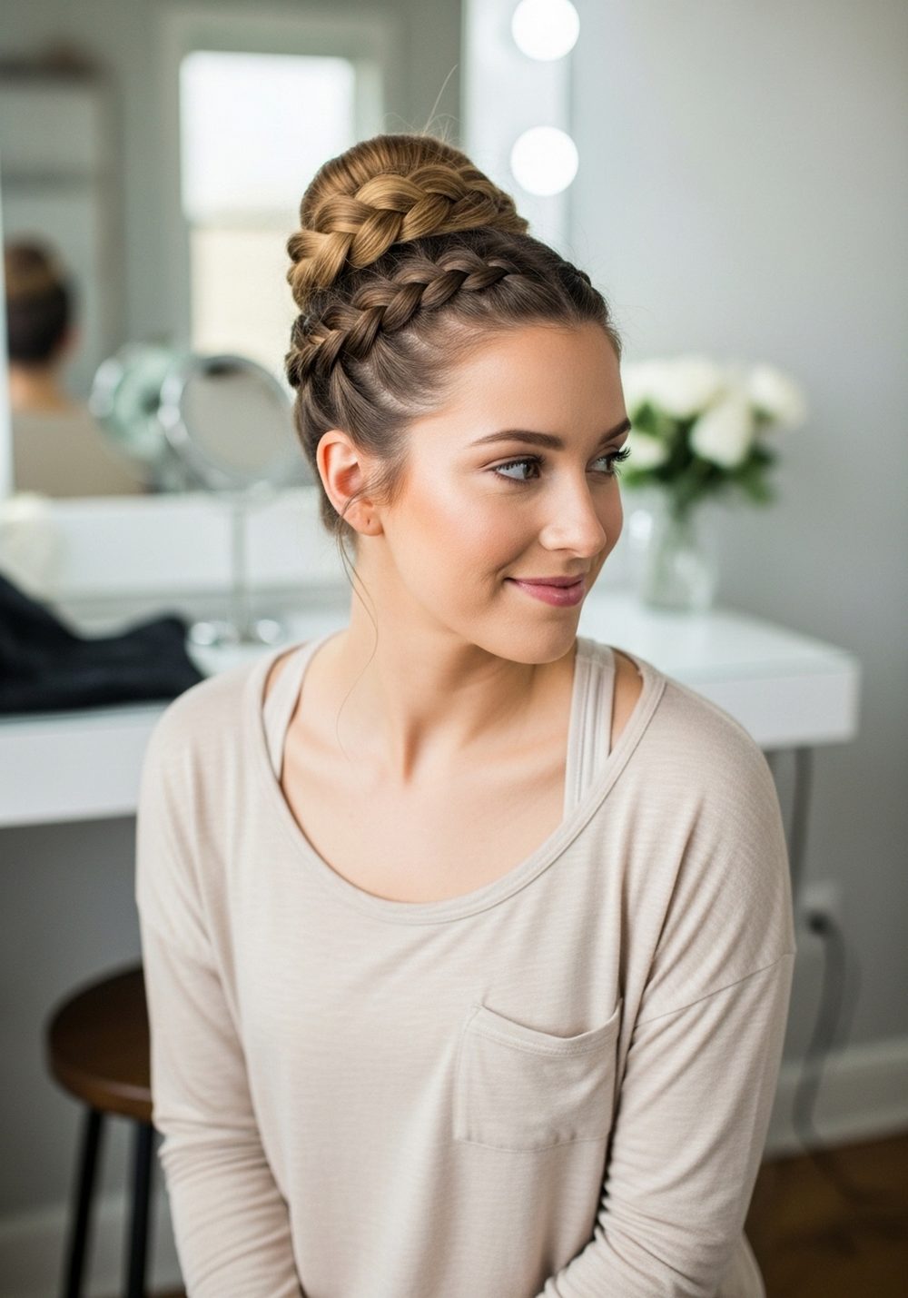 Braided Bun Hairstyle