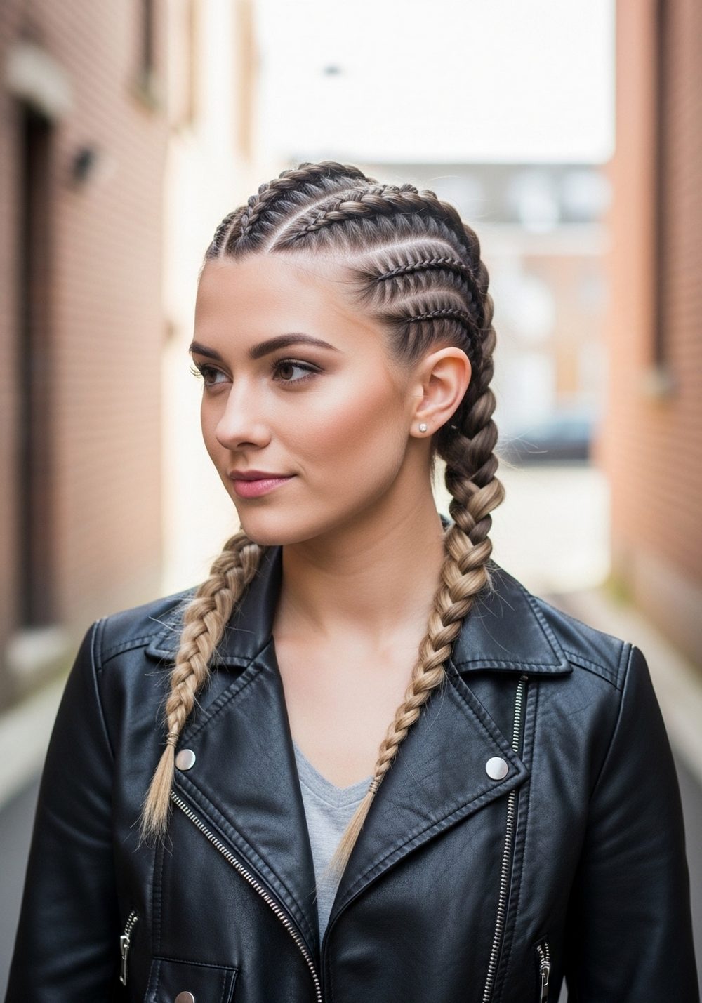 Braided Mohawk Fauxhawk Rebel Hairstyle