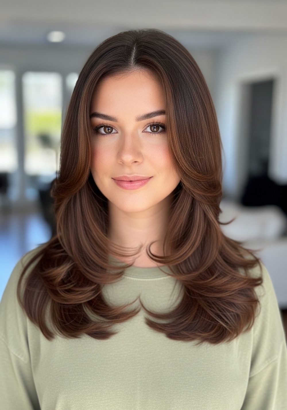 Cinnamon Toffee Brunette Hairstyle