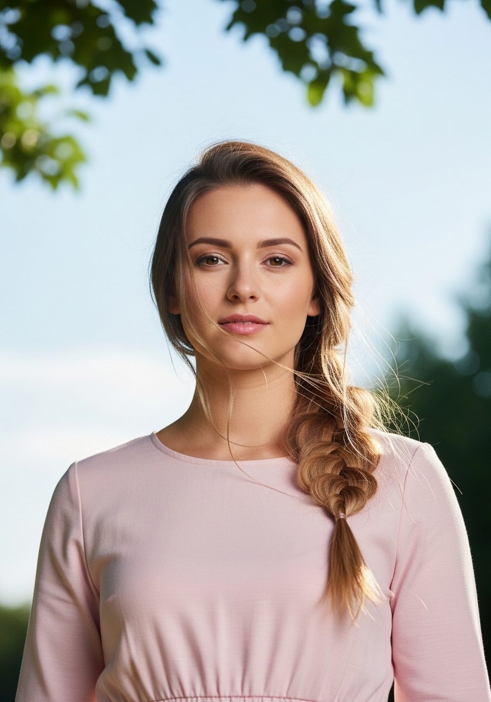 Crown-Soft Loose Romantic Braid Hairstyle