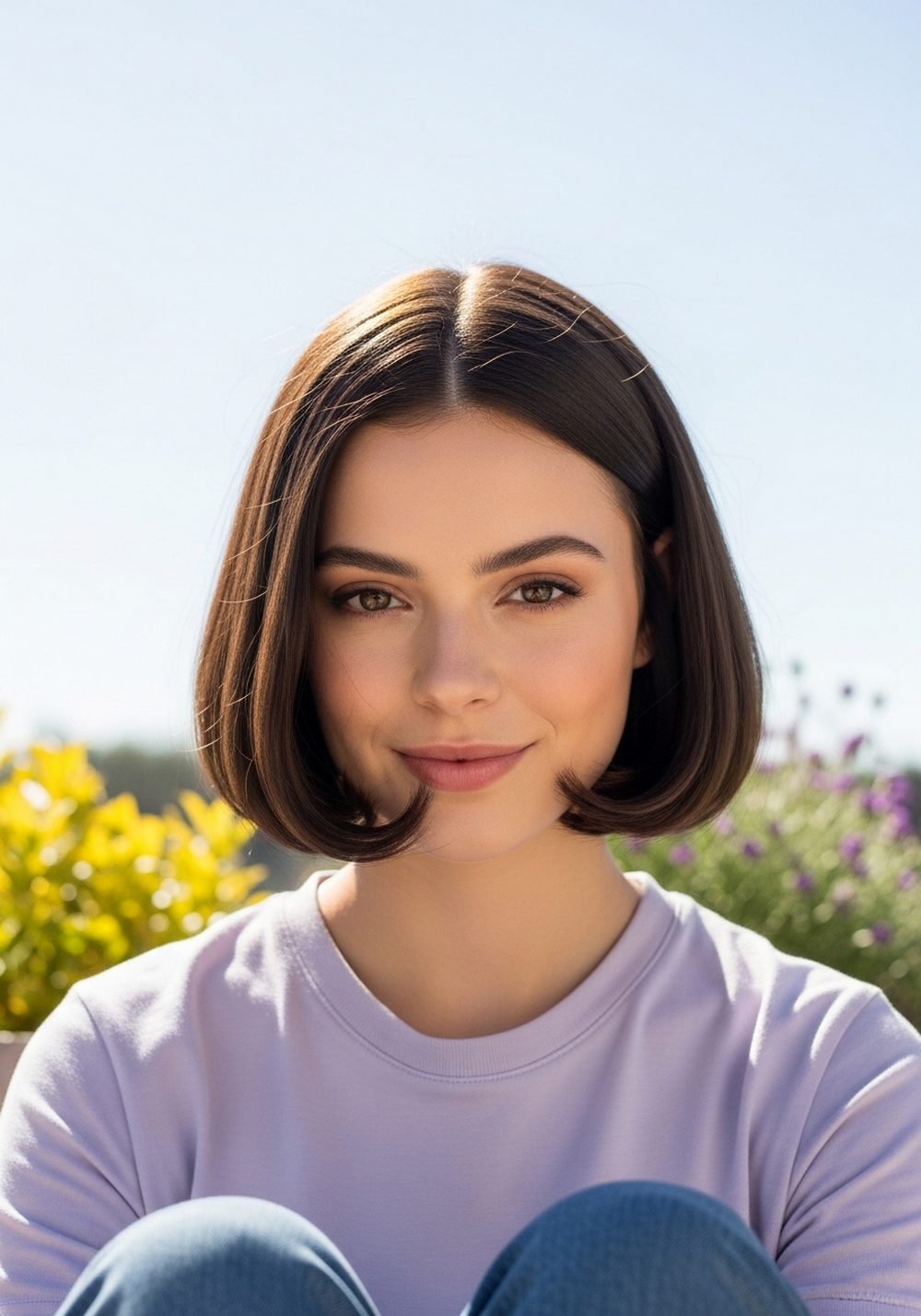 Curved Under Pageboy Hairstyle