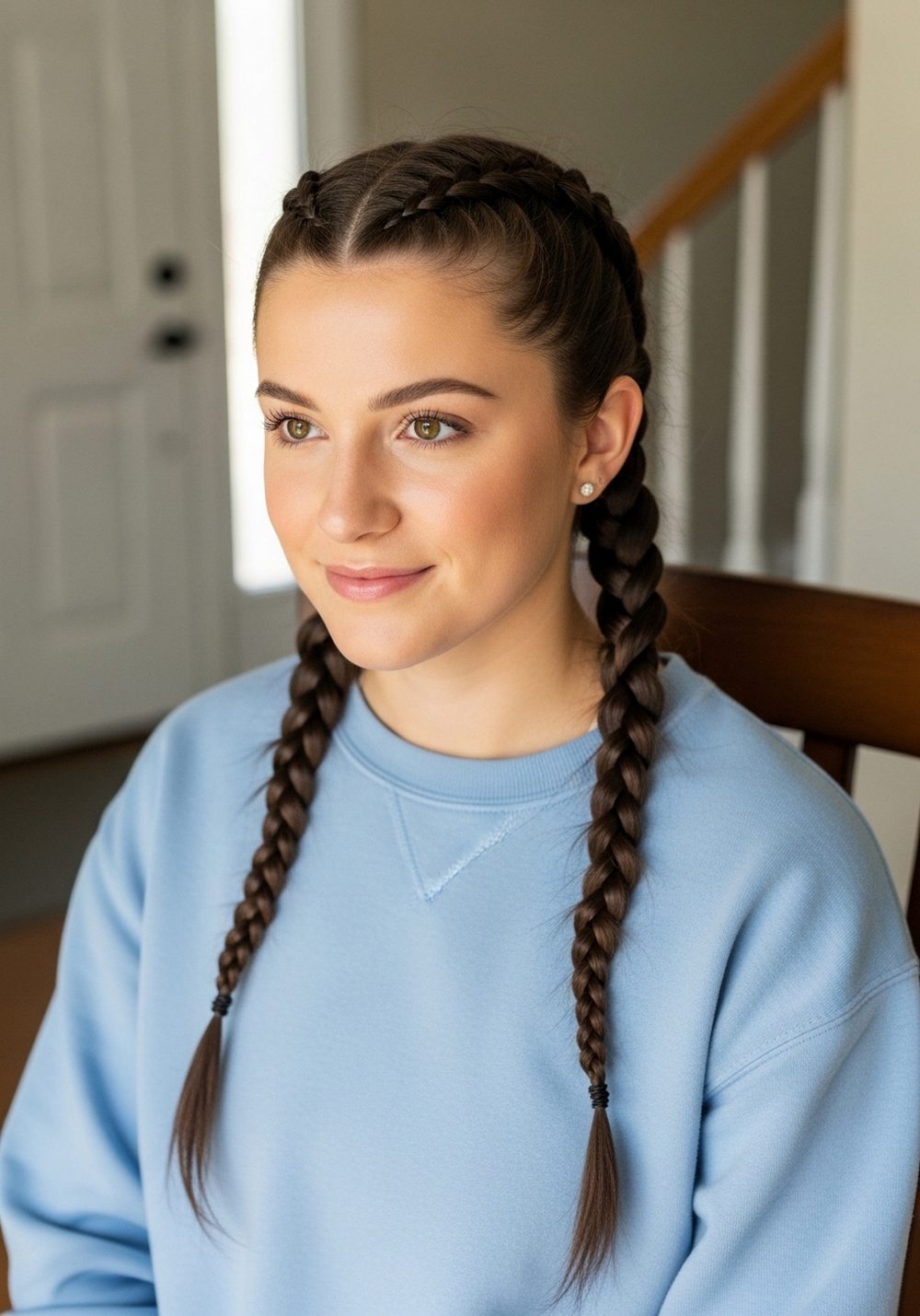 Double Dutch Braids Hairstyle