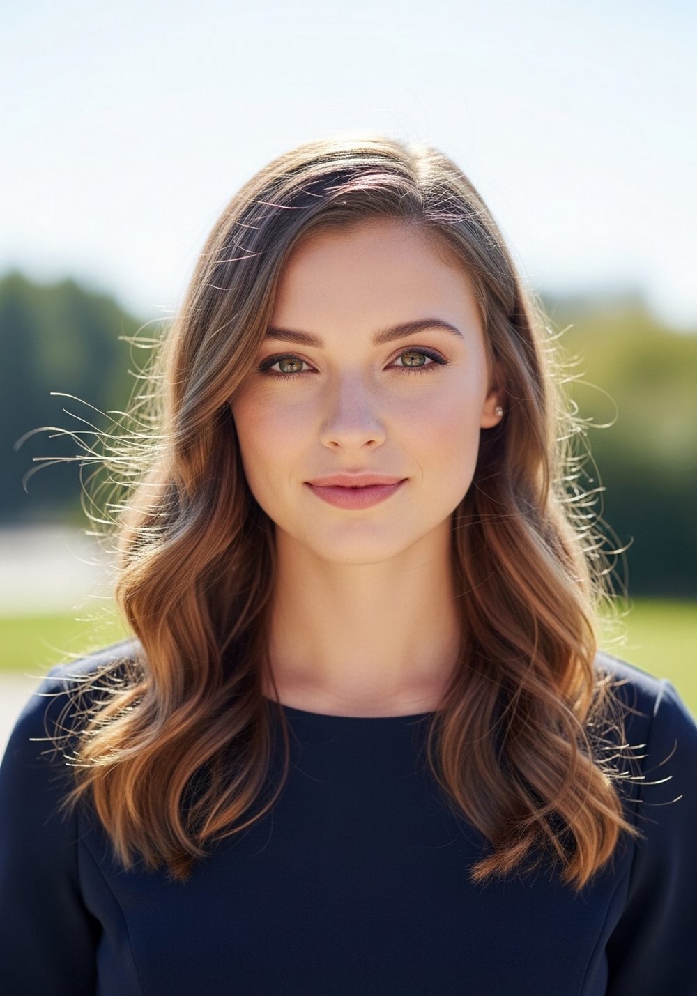 Elegant Tucked Side Waves Hairstyle