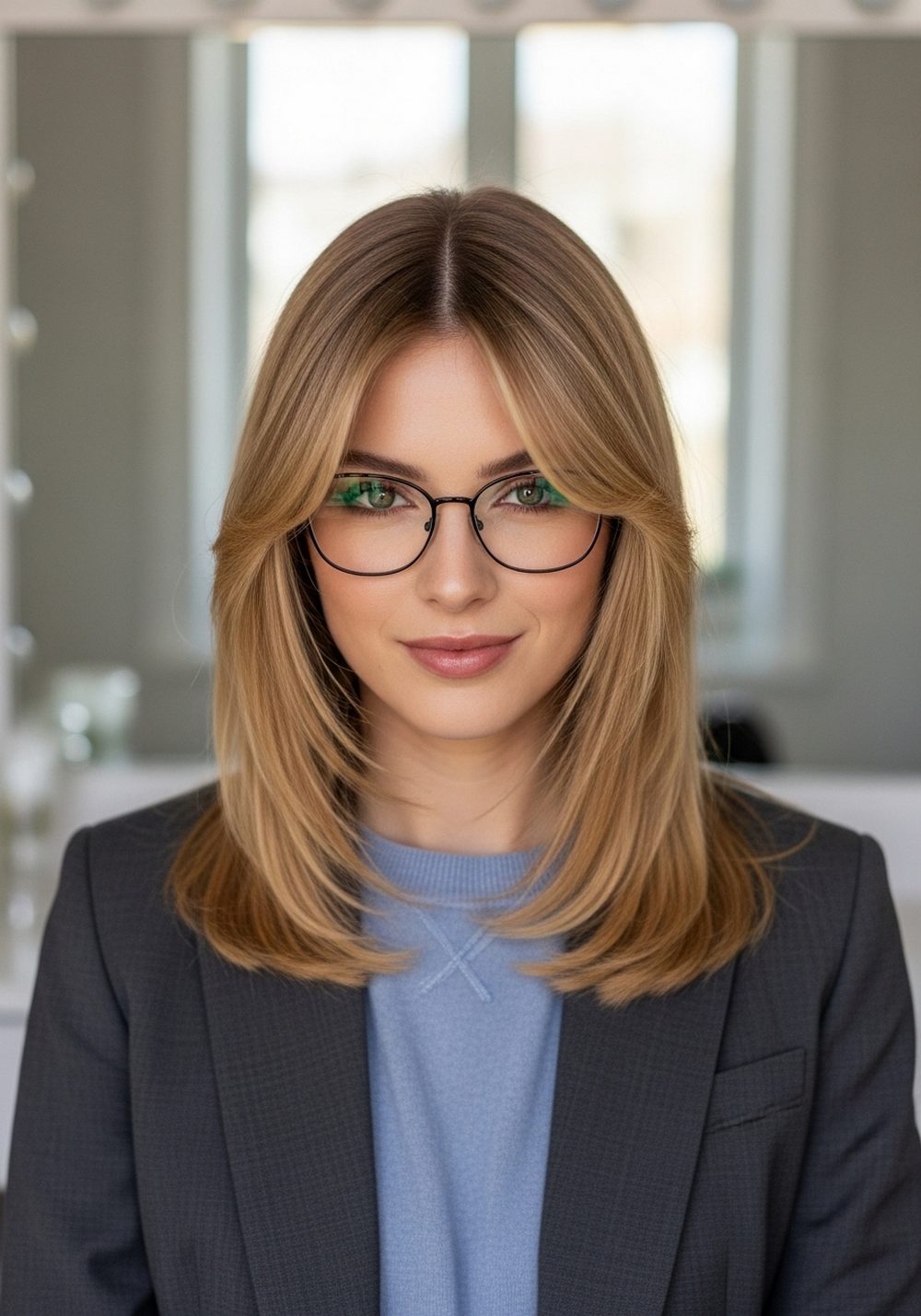 Light Feather Front Layers Hairstyle