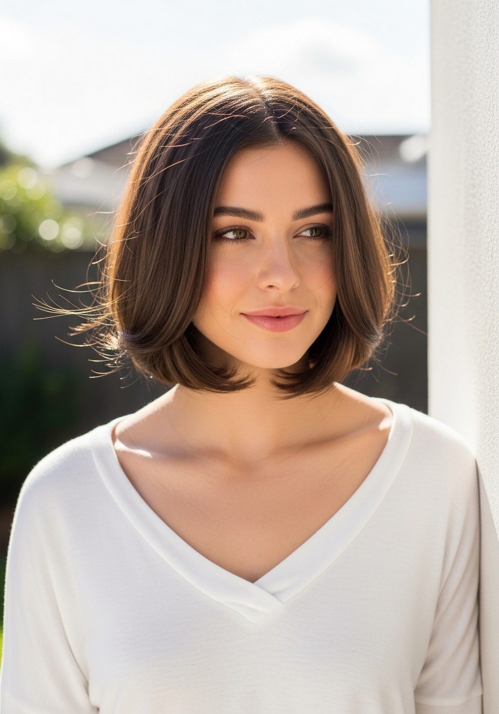 Light Texture Pageboy Bob Hairstyle