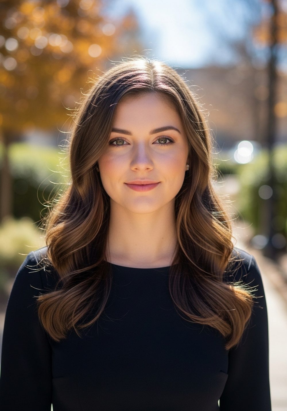 Loose Black Tie Waves Hairstyle