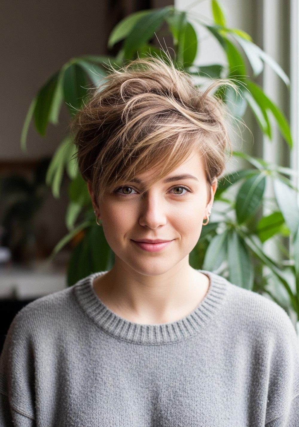Messy Textured Pixie Rebel Hairstyle