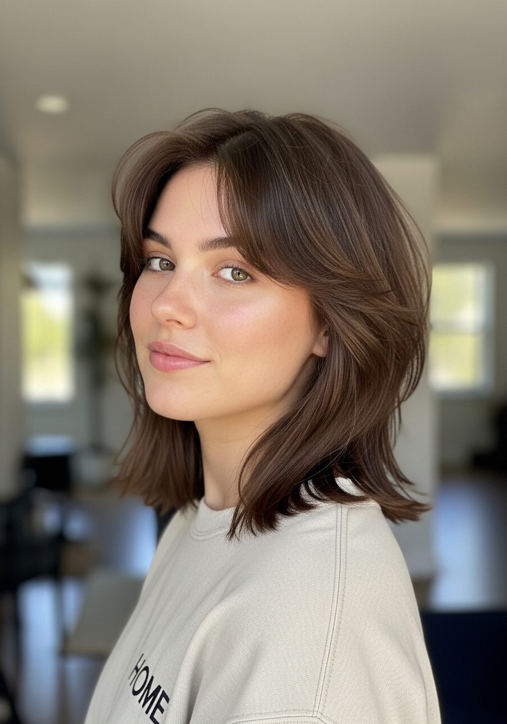 Minimal Shag Clavi Hairstyle