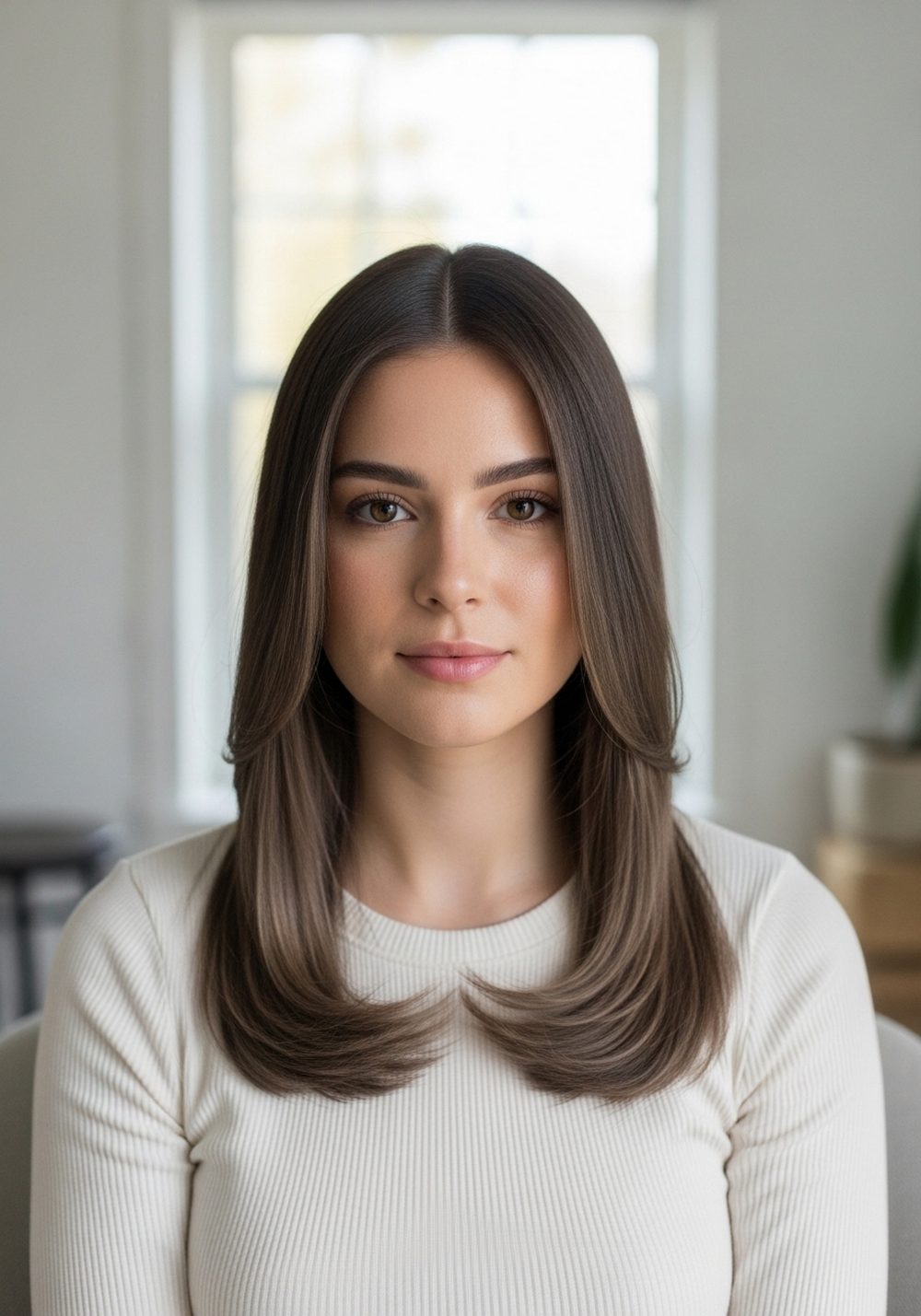Mushroom Brunette Hair Color