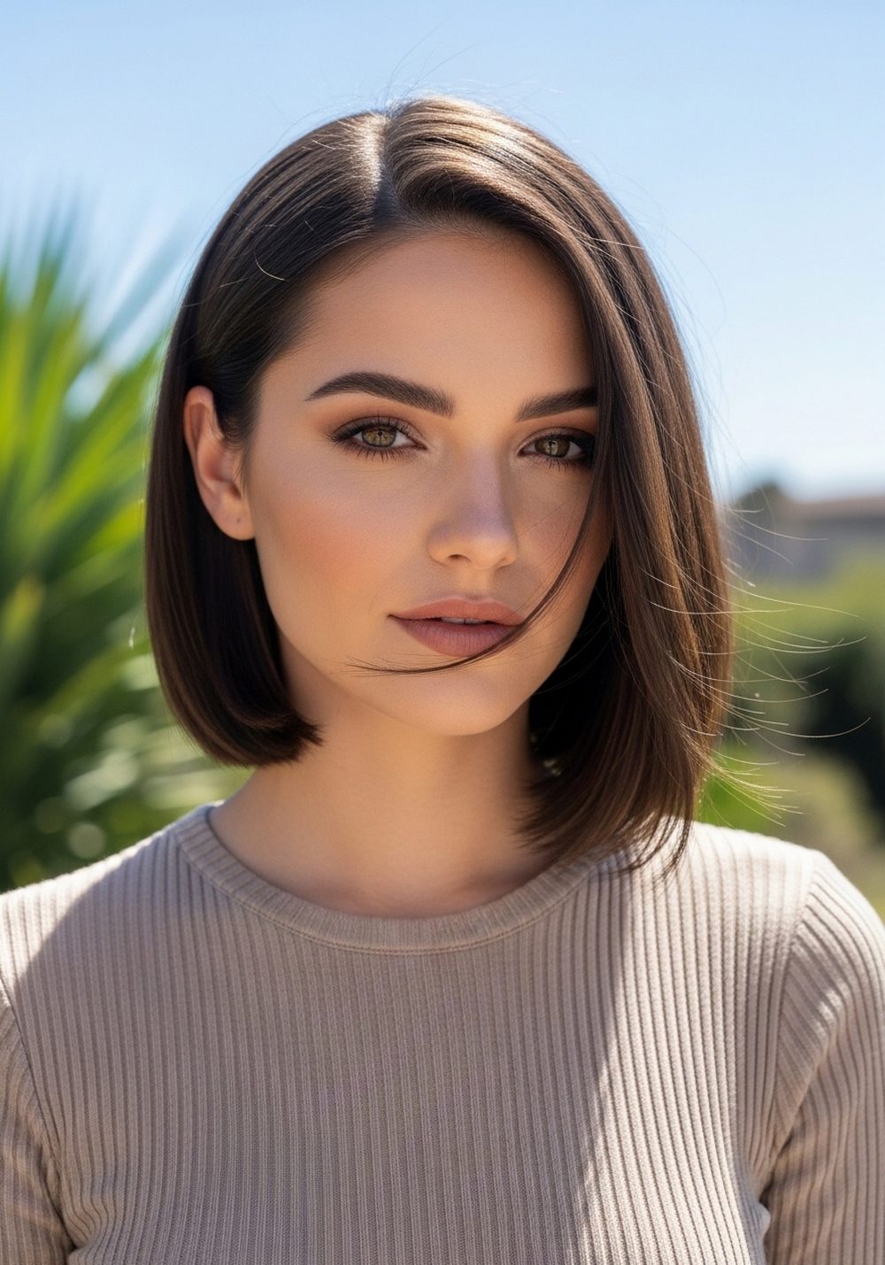 Polished Pixie Bob Medium Length Hairstyle
