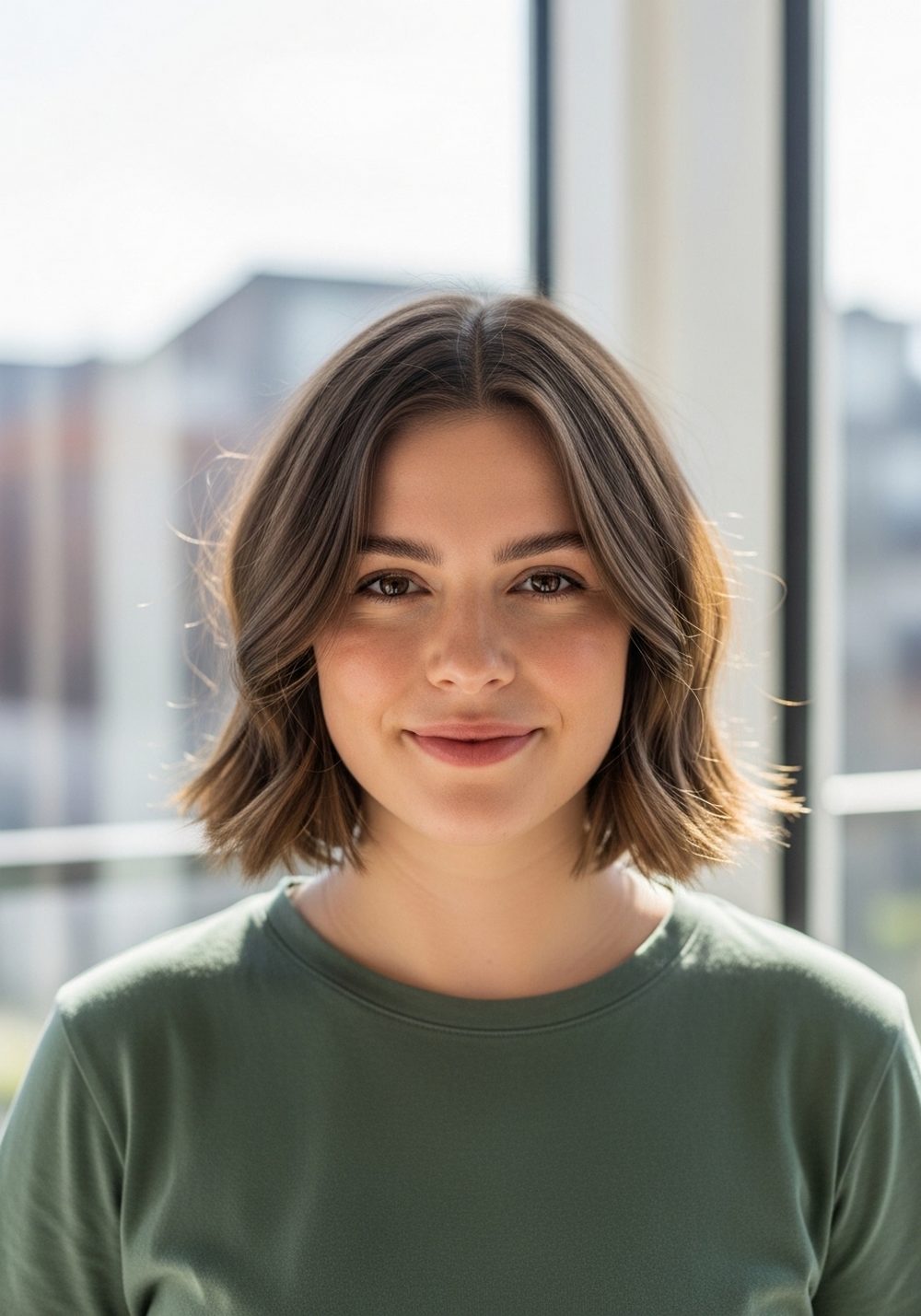 Short Beachy Bob Waves Hairstyle