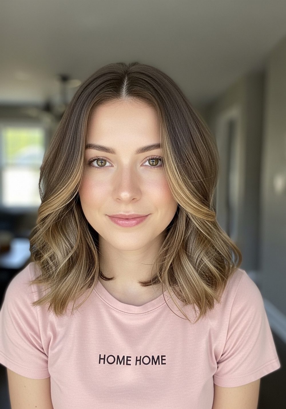 Shoulder-Length Mermaid Waves Hairstyle