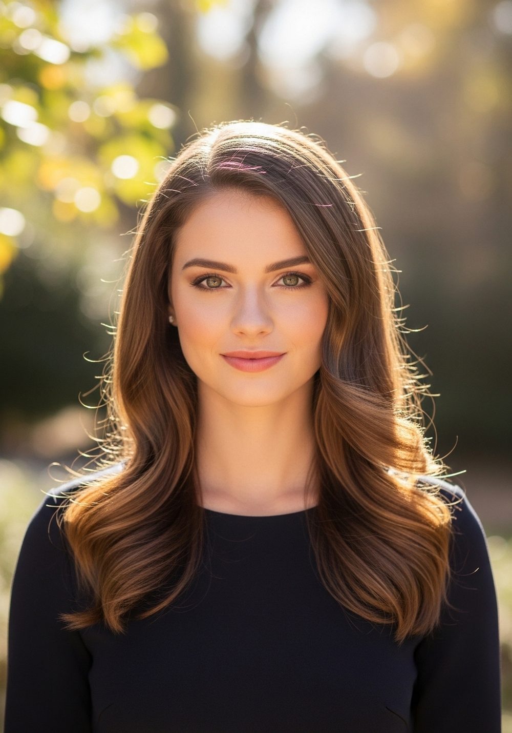 Sleek Side-Part Luxe Waves Hairstyle