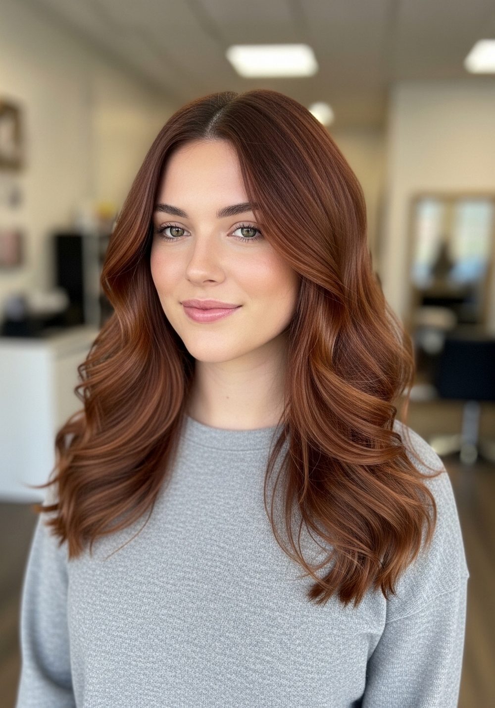 Smoky Ginger Copper Hair Color
