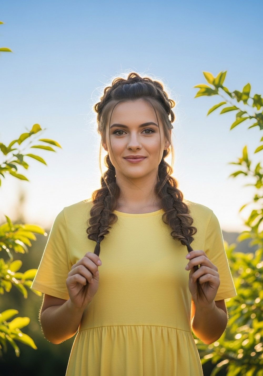 Soft Volume Loose Braid Hairstyle