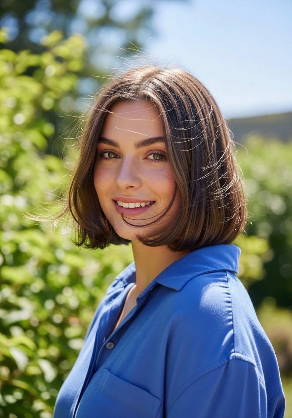 Stacked Back Layered Bob Hairstyle