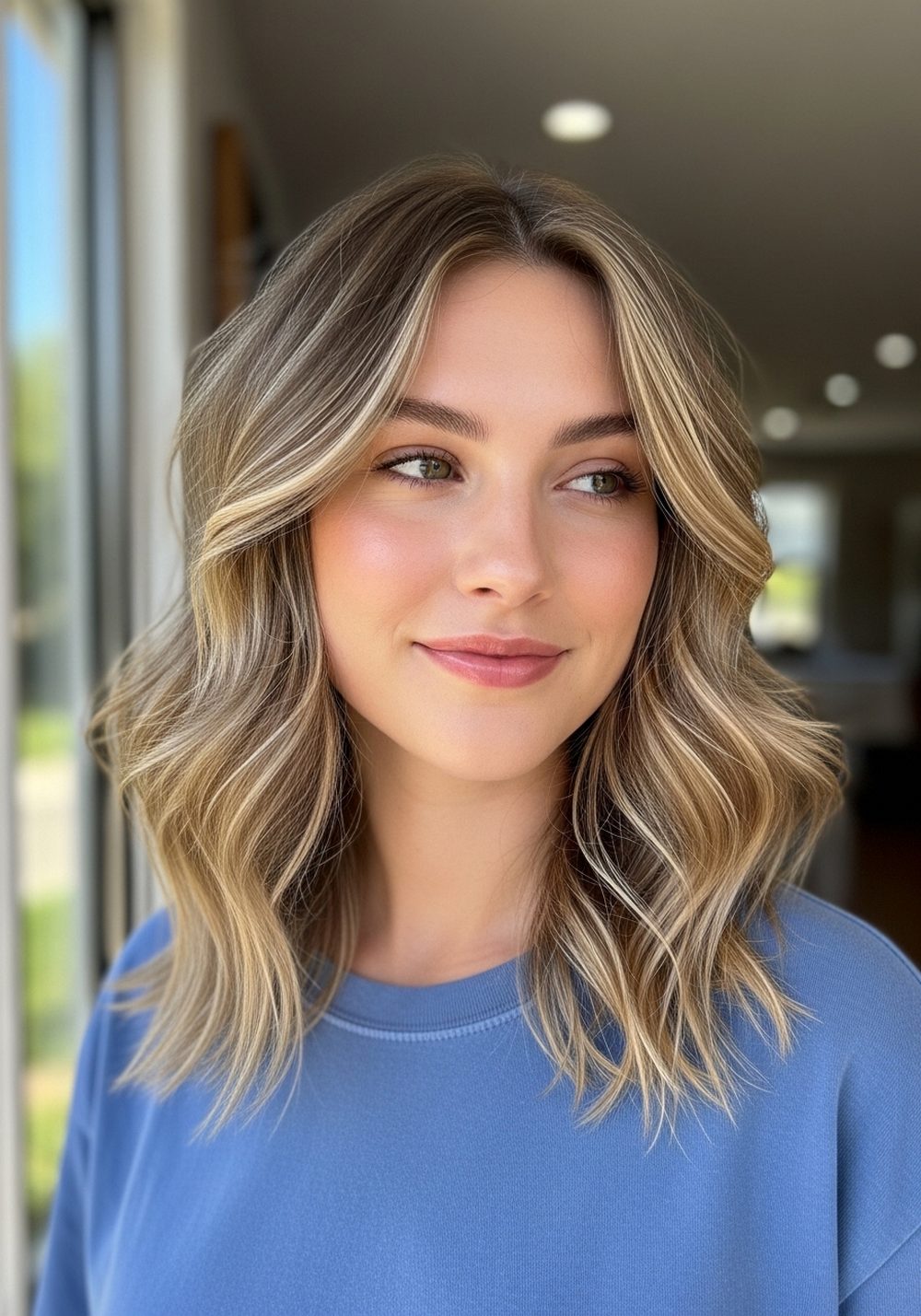 Textured Wavy Clavi Hairstyle