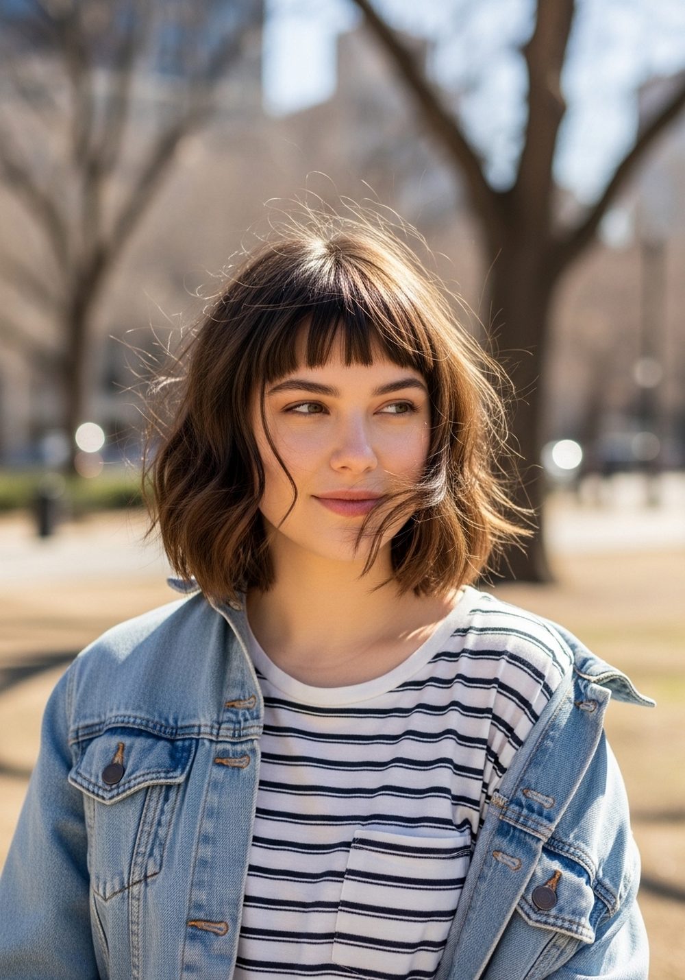 Undone Micro Fringe Rebel Hairstyle