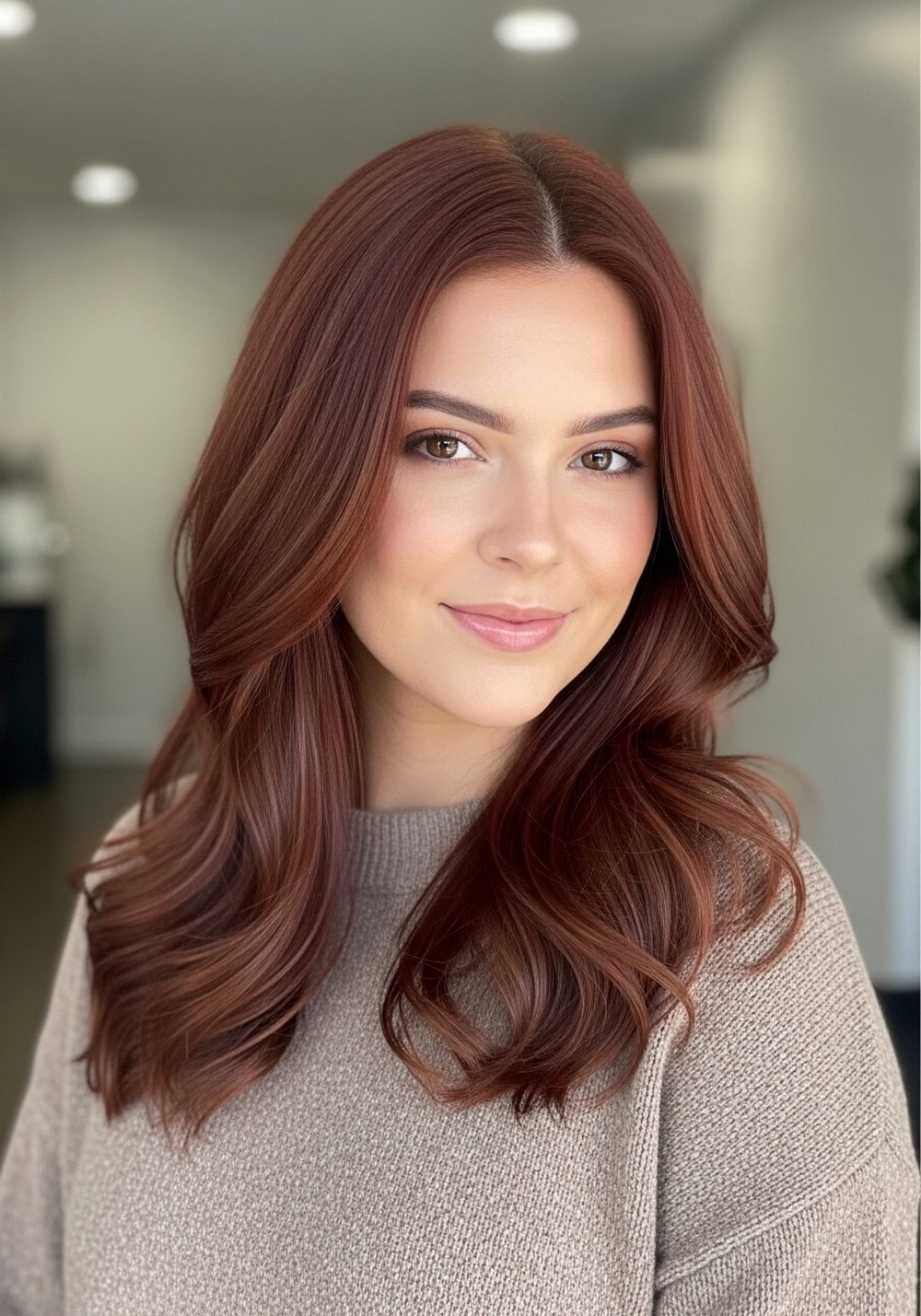 Velvet Auburn Copper Hair Color
