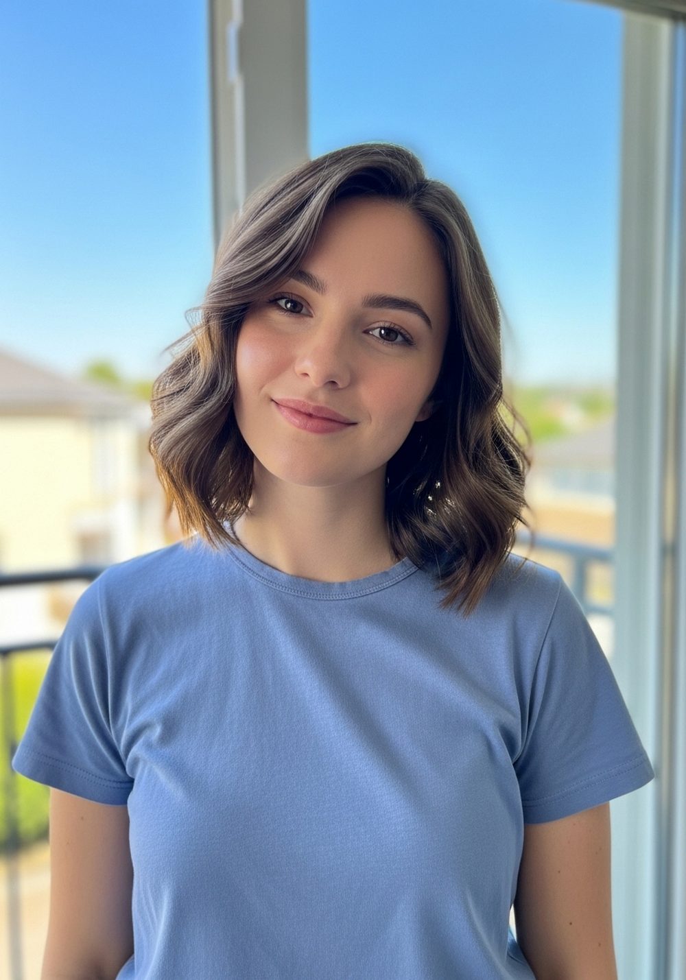 Wavy Side-Parted Volume Bob Hairstyle