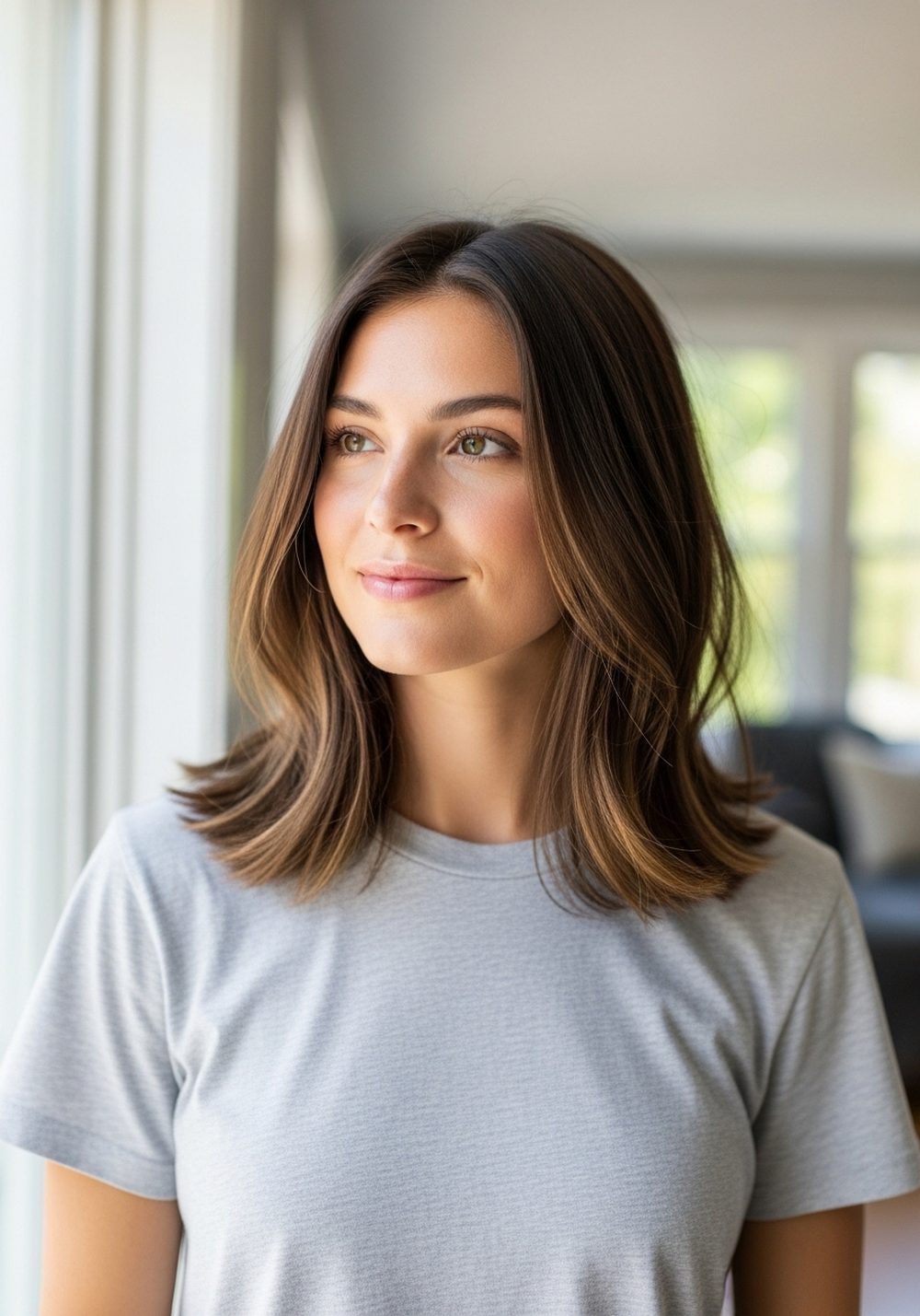 Beachy Bend Collarbone Lob Hairstyle