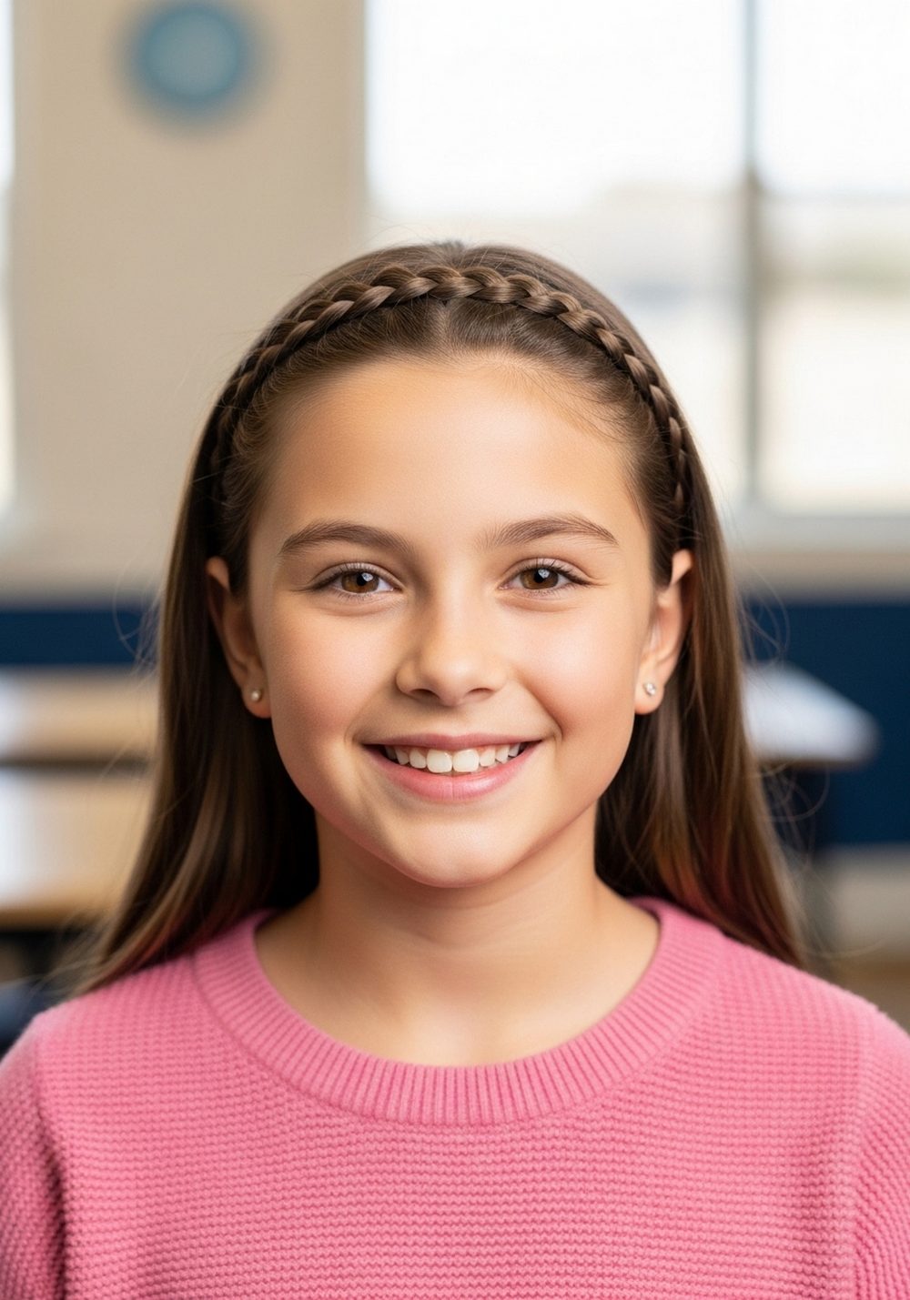 Braided Headband Hairstyle