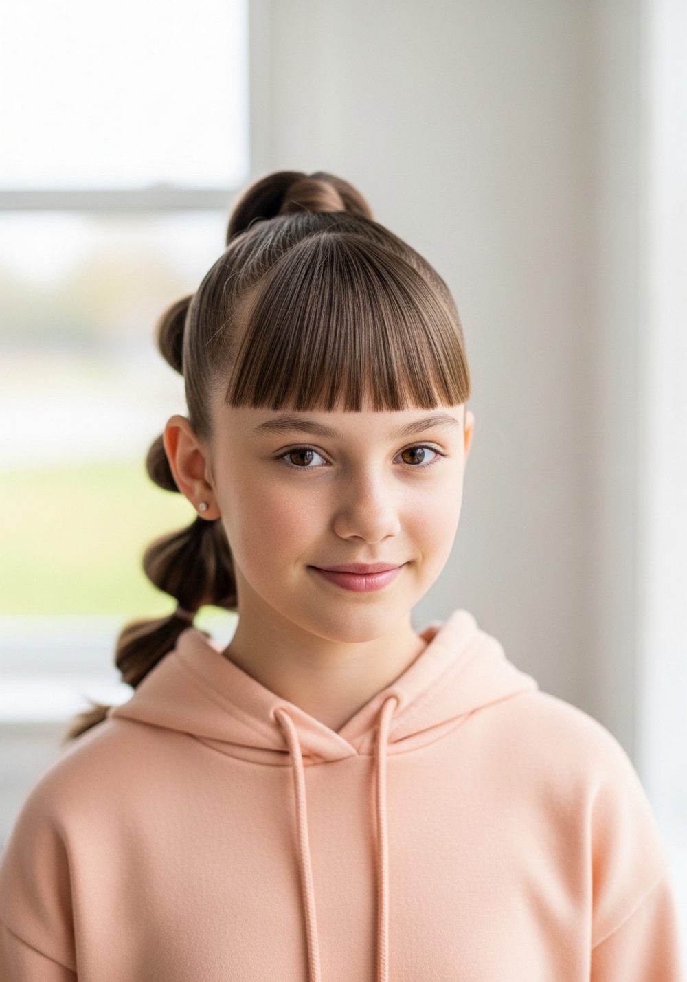 Bubble Ponytail Hairstyle
