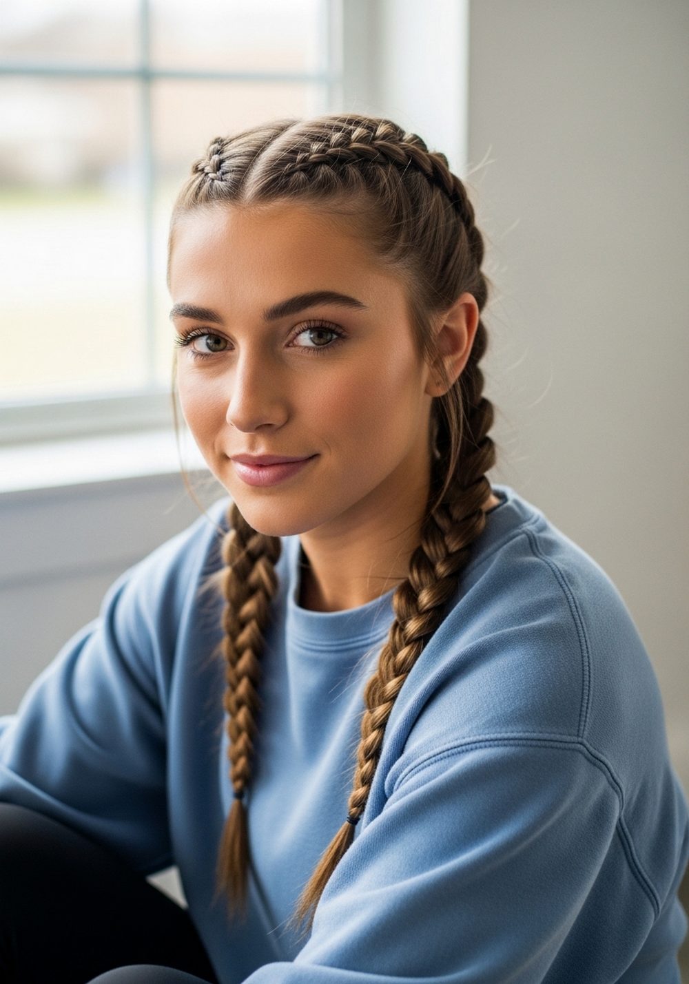Double Dutch Braids Hairstyle