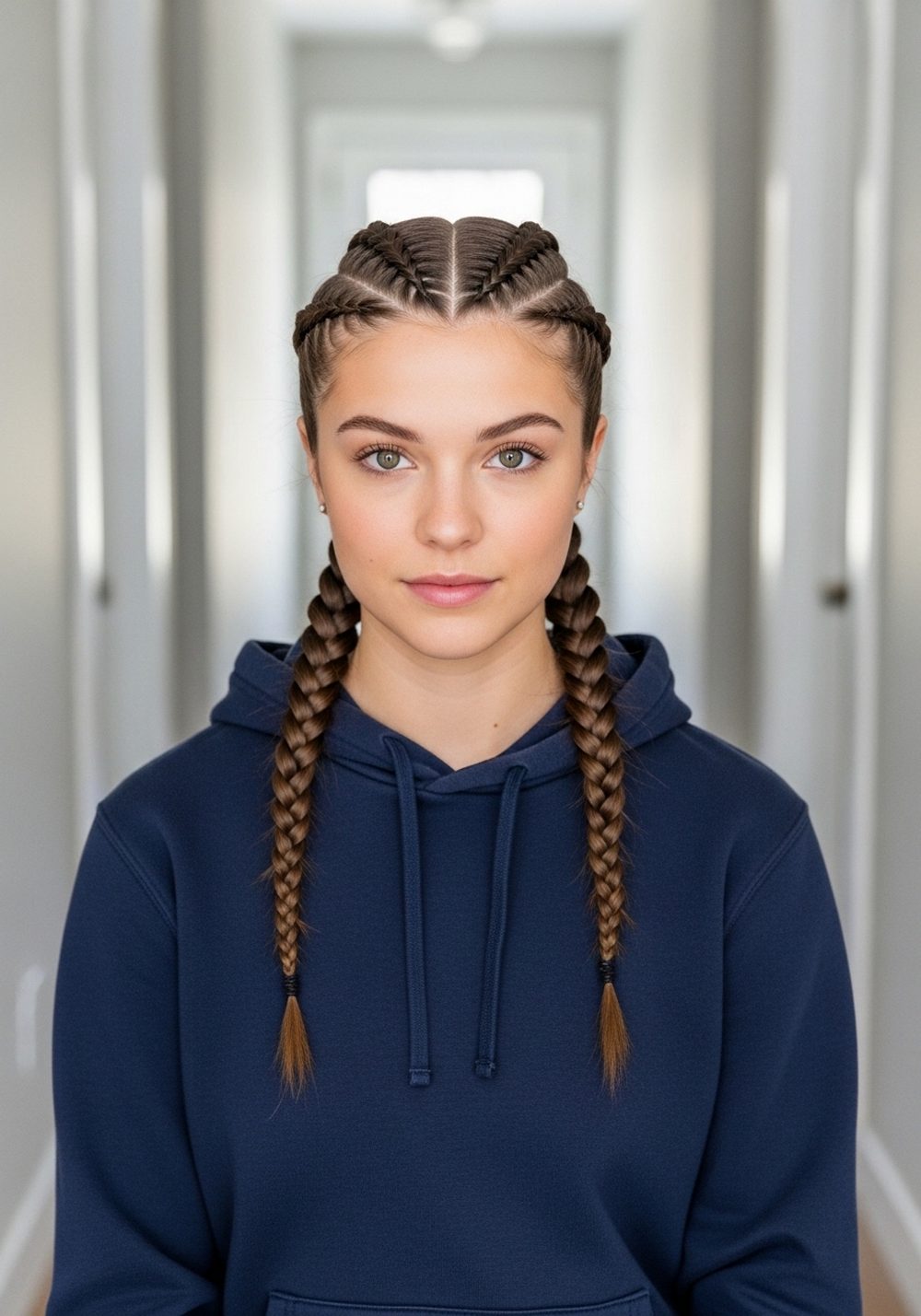 Double Dutch Braids Hairstyle