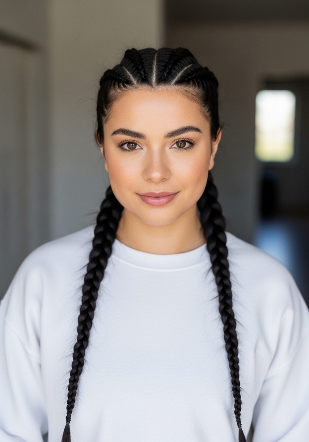 Double Dutch Braids Sport Hairstyle