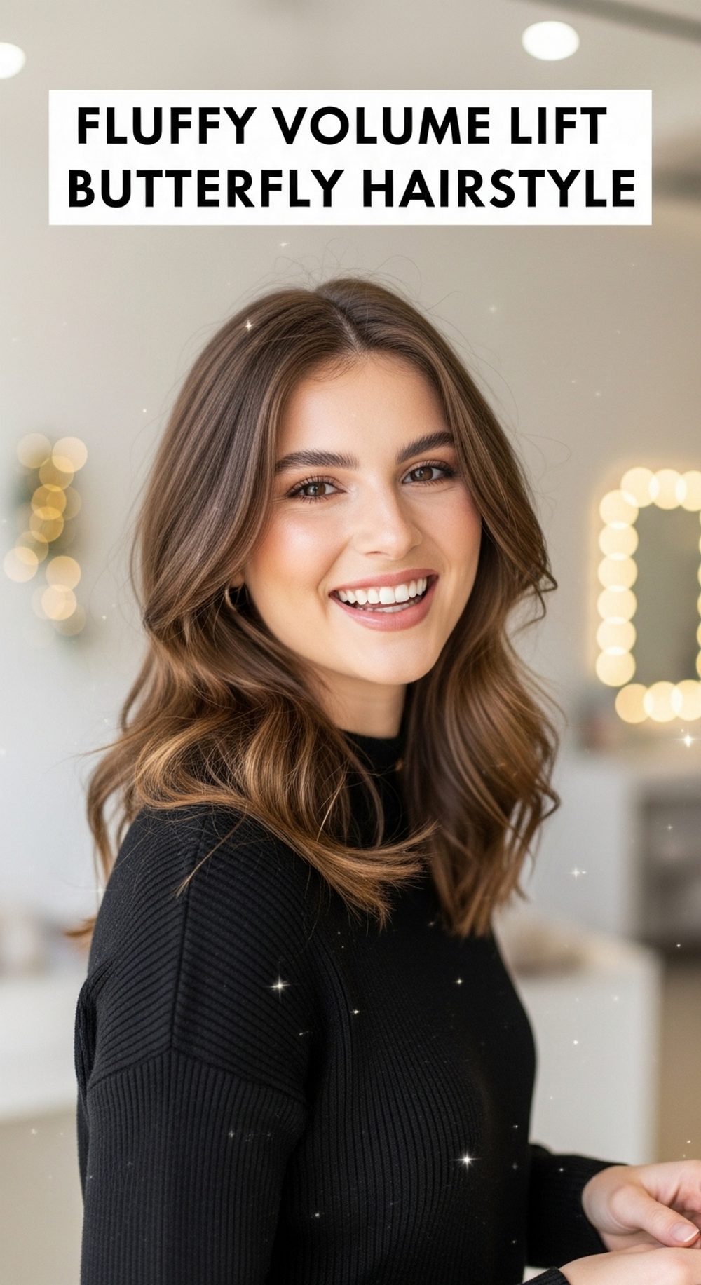Fluffy Volume Lift Butterfly Hairstyle