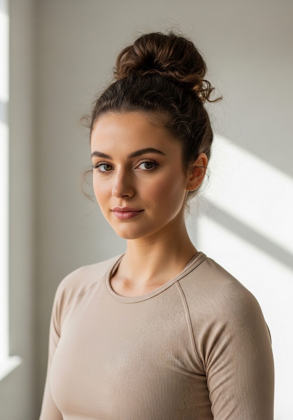 High Bun Sport Hairstyle