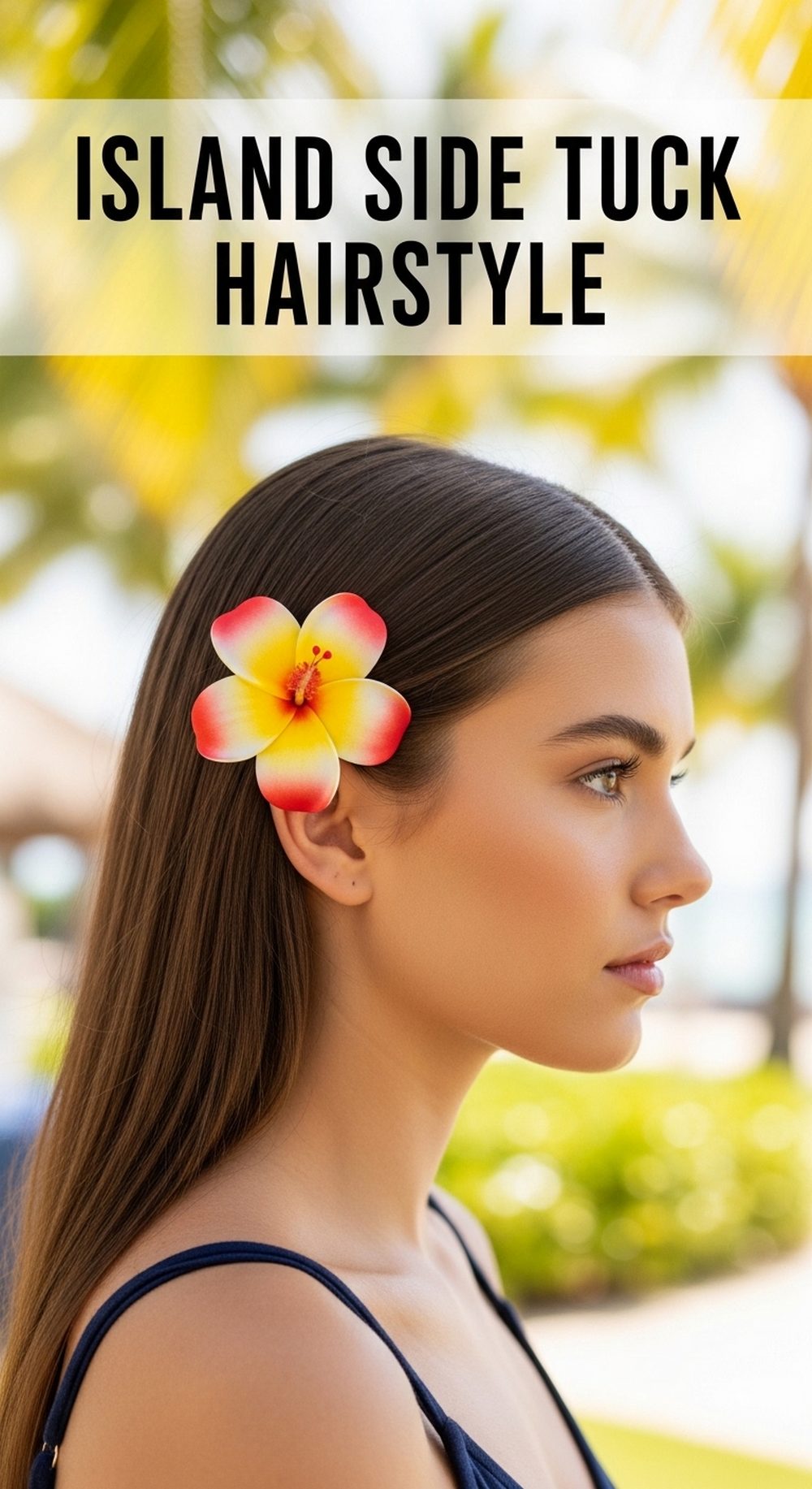 Island Side Tuck Hairstyle
