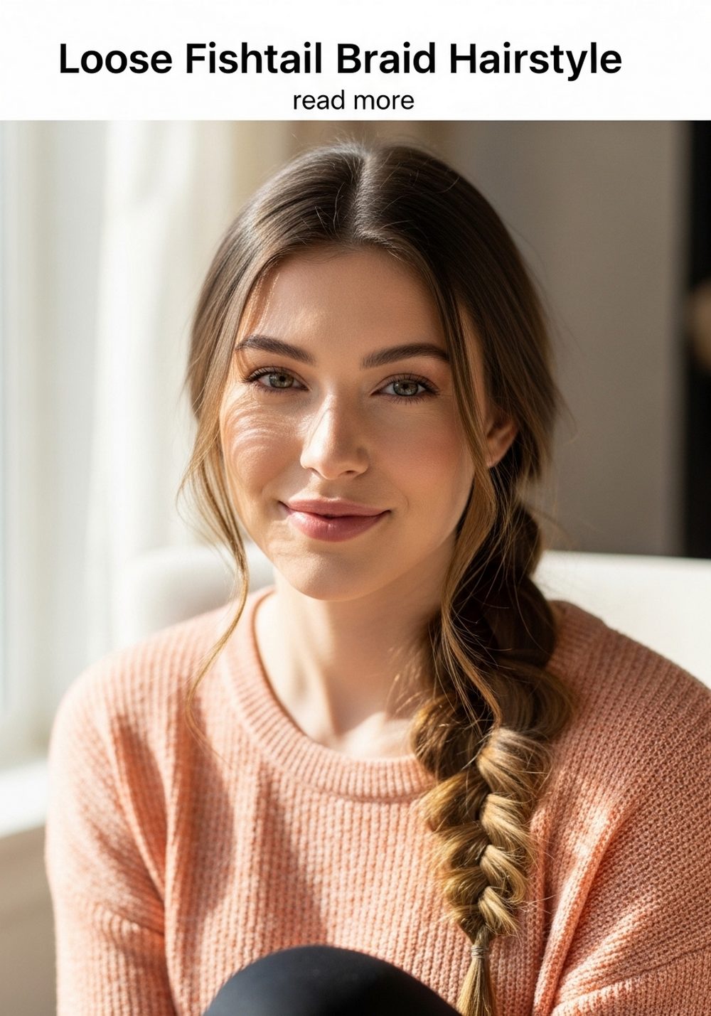Loose Fishtail Braid Hairstyle