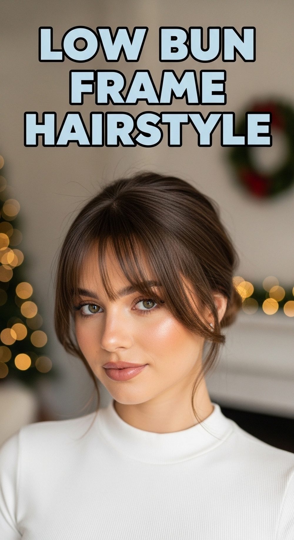 Low Bun Frame Hairstyle
