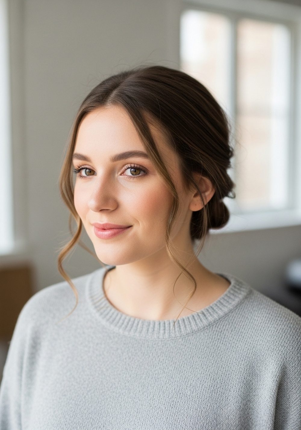 Low Volume French Twist Hairstyle