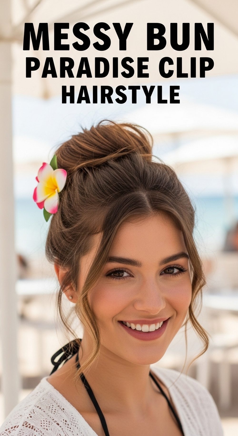 Messy Bun Paradise Clip Hairstyle