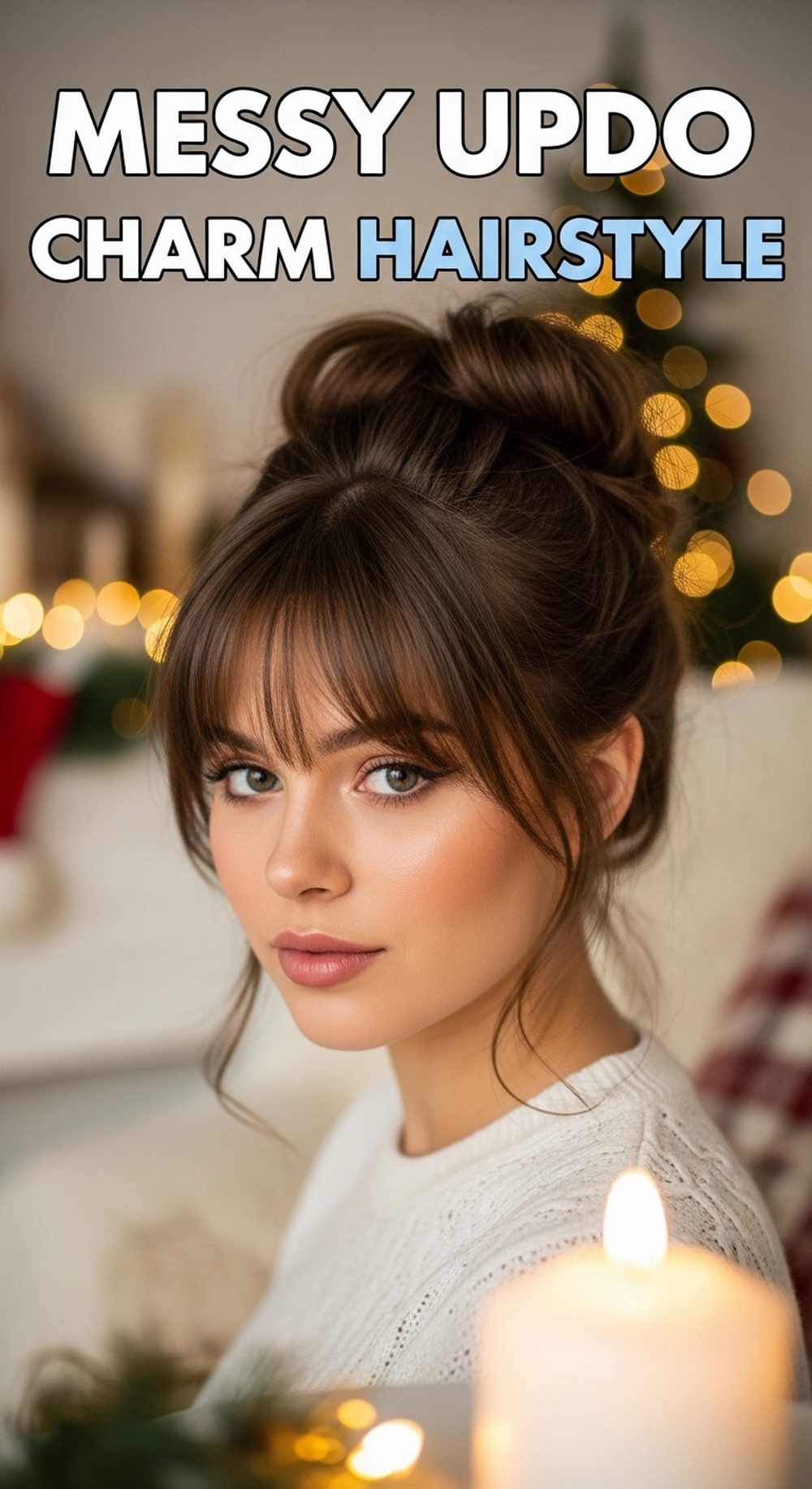 Messy Updo Charm Hairstyle