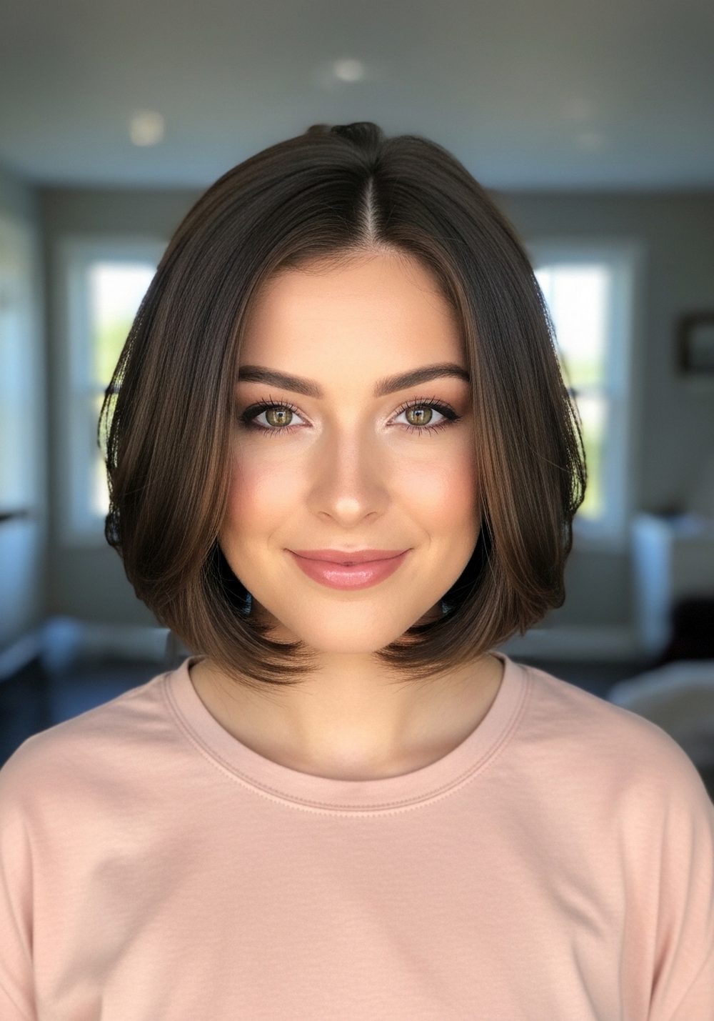 Root-Lifted Classic Bob Hairstyle