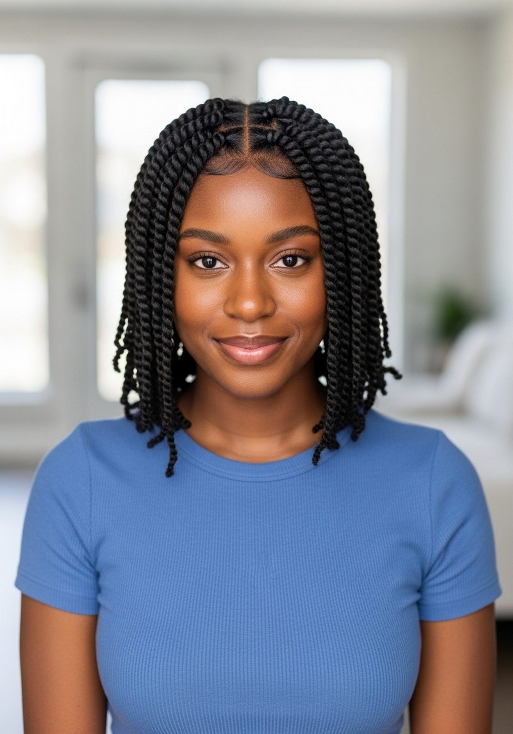 Shoulder-Length Passion Twists Hairstyle