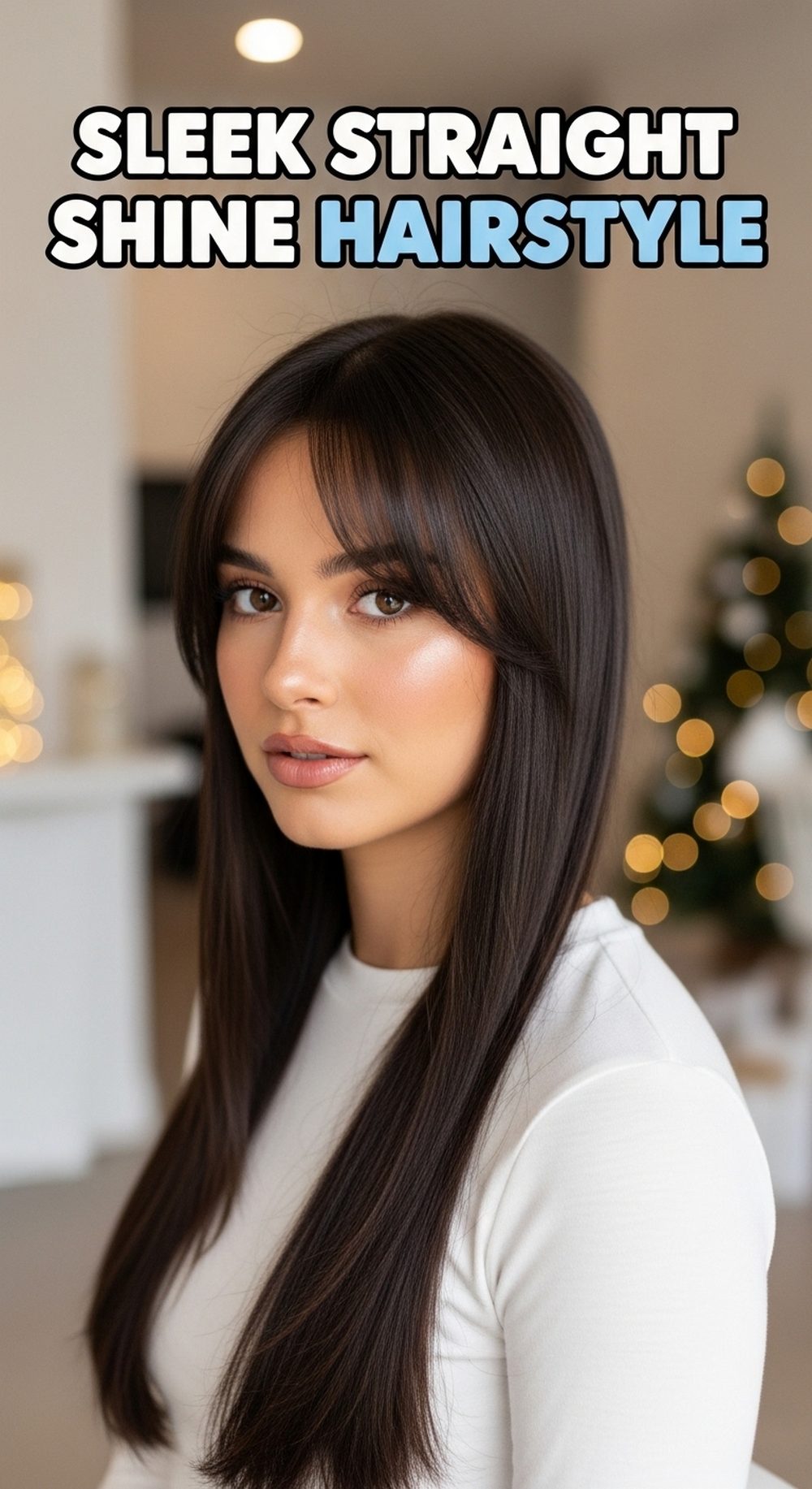 Sleek Straight Shine Hairstyle