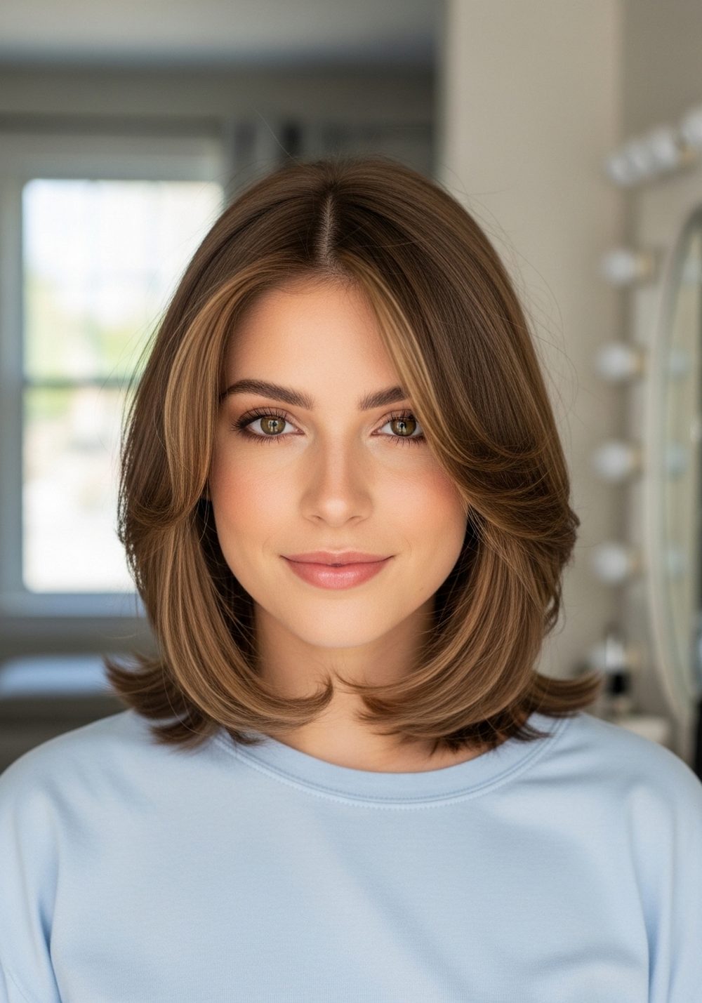 Soft Layered Bob Hairstyle